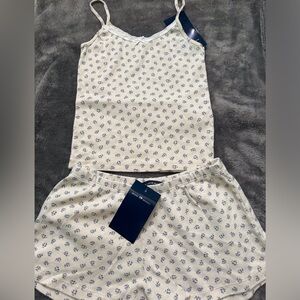 Brandy Melville blue floral set